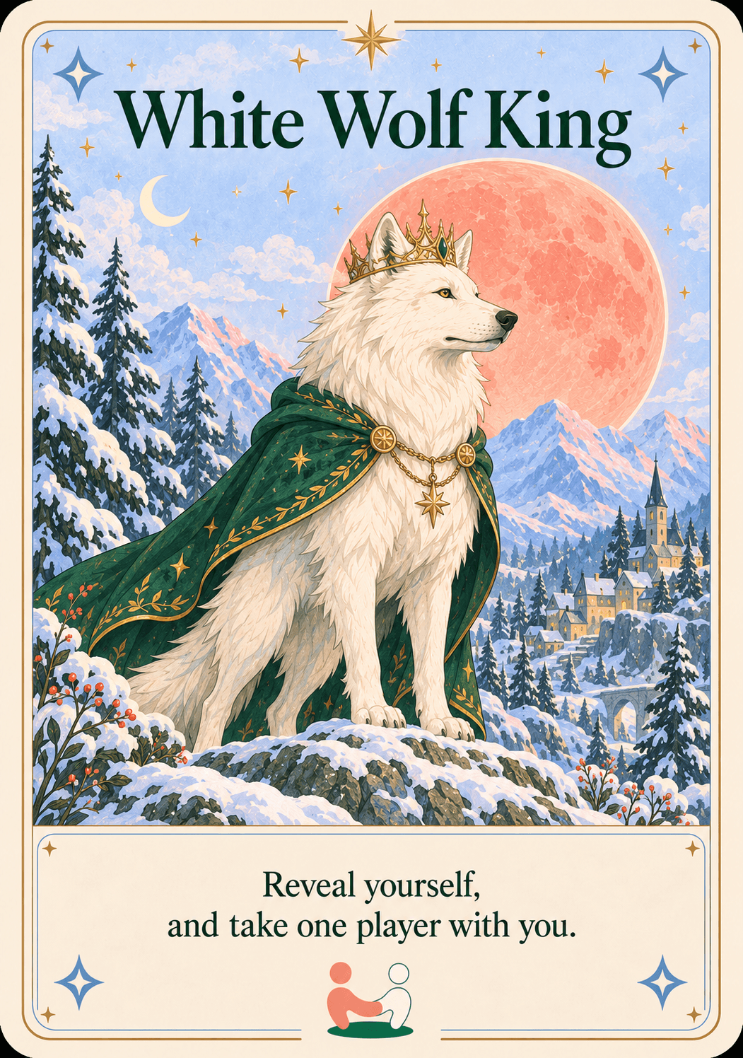 Roi loup blanc